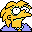 Simpsons Family Lizard Queen Lisa Icon, Simpsons Family Lizard Queen Lisa,Simpsons Vol. 05,Movie & TV