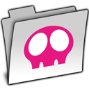 GREY AQUALESS SKULLY Icon, GREY AQUALESS SKULLY,ALIVE SKULLS PACK PART1,System,http://rhc.deviantart.com/art/ALIVE-SKULLS-PACK-PART1-33350237