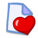 File favorits Icon, File favorits,Toon System,System