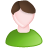 user male white green Icon, user male white green,Web Blog,System