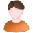 user male white orange Icon, user male white orange,Web Blog,System