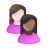 users female mixed race Icon, users female mixed race,Web Blog,System