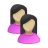 users female olive Icon, users female olive,Web Blog,System