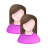 users female Icon, users female,Web Blog,System