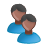 users male black Icon, users male black,Web Blog,System